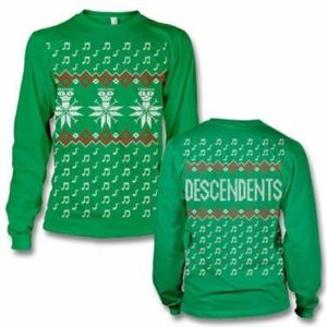 Never worn! Descendents (band) holiday sweater